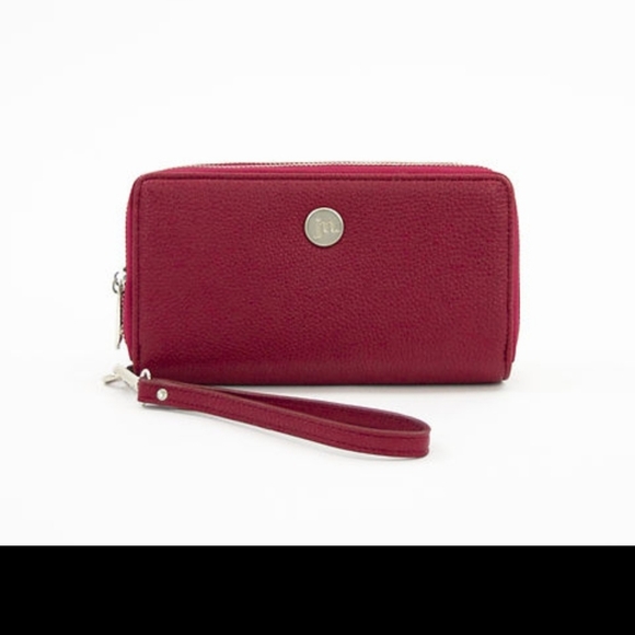 Jessica Moore Red Wristlet Wallet - Picture 1 of 6